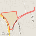 SCC one loop via Mooney Pond route map