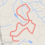 Chalyce/Middlebridge loop route map