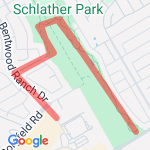 Schlather Park Loop route map