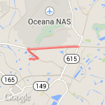 8 miler out and back route map