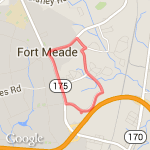 Odenton Run # 2 (3.81 mi) route map