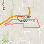 6mi South Pas route map