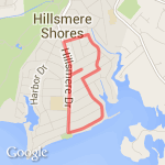 hillsmere route map