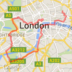 Christmas ride route map