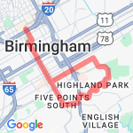 Sheraton - Highland Ave route map