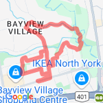 Shortie near mahals home route map