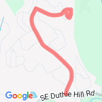 Winter running assignment route map
