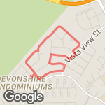 Dog Walk Route route map