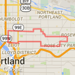 10 mile loop east to 67 , knott,et route map