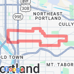 10 mile loop east to 67 , knott,et route map