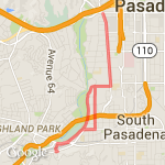 10k South Pas route map