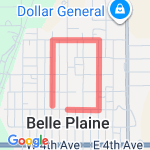 True 1.0 mile route map