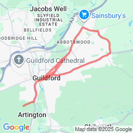 8 mile artington - 13.02 Km route in Notting Hill