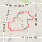 5k kind of route map