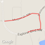 moquin to bob heath route map