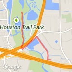 out & back to beginning of loop route map