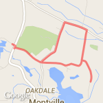 Montville Lions Road Race 2015 route map