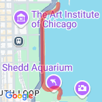 Just Keep Swimming 5K route map