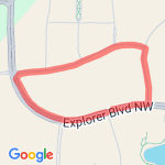 research park small loop route map