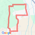 Old Militay 6.5 mile route route map