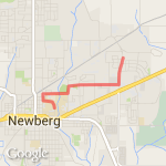 4 miles to Crestview Loop route map