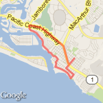 Run: Corona Del Mar route map