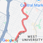 6 Mile Route Seider's Spring route map