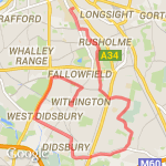 Work home 10.5 miles Feb 15 route map