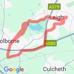 Stone cross canal route map