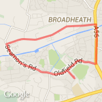 Atlantic Street loop route map