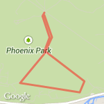 4km Phoenix Park route map