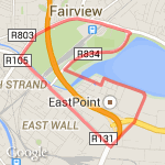 5k round block route map