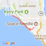 Myrtle Edwards Park route map