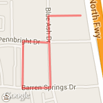 SpringHill Suites route map