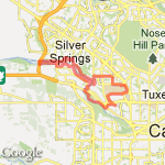 NW Long Route - 26K - From University of Calgary route map