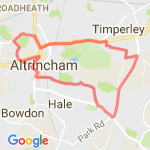 Alty Hale & return route map