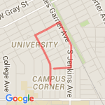 St. Patrick's Day 1 Mile run route map