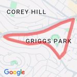 First Loop route map