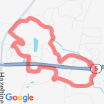 3.25 mile run route map