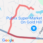 Super market  route map