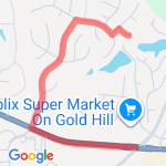 Super market  route map