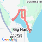 Go Green 8k Run route map