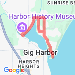 Go Green 8k Run route map