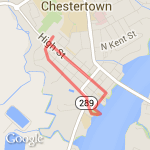 Lunchtime Walk route map