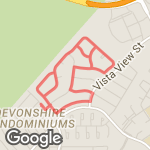 Dog Walk in Neighborhood route map