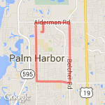 6.23  Palm Habor run route map