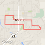 Olympic running.... route map