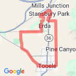 Olympic Bike route map