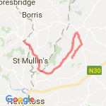 BlackStairs Adventure Race - Cycle - for 7 Steps Event route map