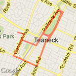 12 mile training run route map